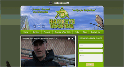 Desktop Screenshot of hawkeyeroofing.com